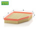 MANN-FILTER Premium Air Filter For BMW 5 / 6 / Z4 Series