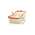 MANN-FILTER C35154 Premium Air Filter For VW Bettle / VW Golf / VW Jetta / VW Passat / VW Tiguan / Audi TT
