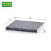 MANN-FILTER Activated Carbon Cabin Air Filter For Hyundai Sonata / Hyundai Santa Fe / Kia Optima K5