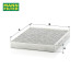 MANN-FILTER Activated Carbon Cabin Air Filter For Audi Q7