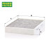 MANN-FILTER Activated Carbon Cabin Air Filter For Porsche Cayenne