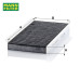 MANN-FILTER Activated Carbon Cabin Air Filter For Mercedes-Benz A-Class / B-Class