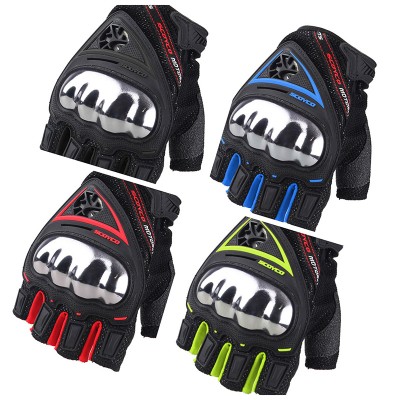 SCOYCO Breathable Half Finger Motorcycle Gloves (MC44D)