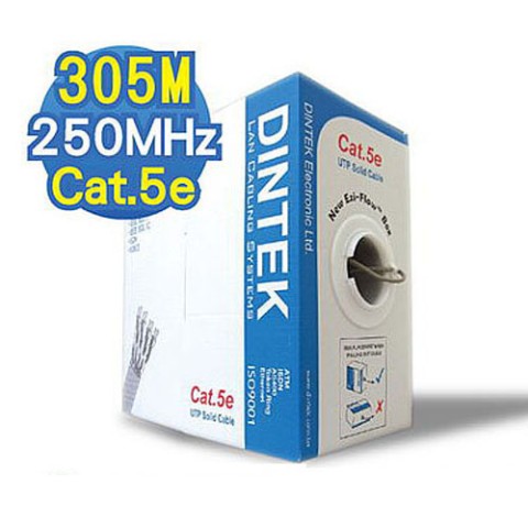 DINTEK Cat 5e UTP Solid Cable 305m