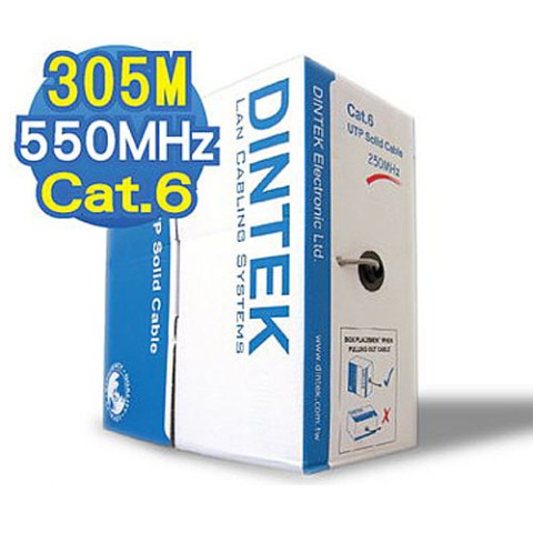 DINTEK Cat 6 UTP Solid Cable 305m