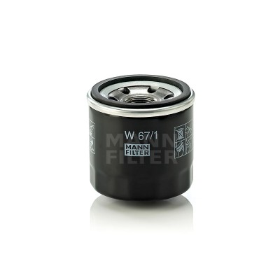 MANN-FILTER W67/1 Premium Oil Filter For Mazda / Nissan / Subaru