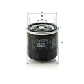 MANN-FILTER W67/1 Premium Oil Filter For Mazda / Nissan / Subaru