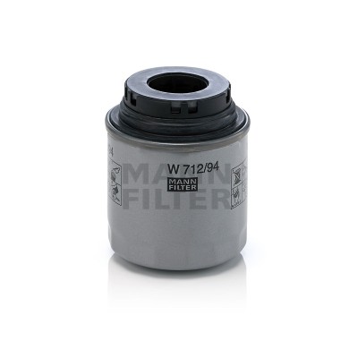 MANN-FILTER W712/94 Premium Oil Filter For VW Beetle / VW Golf / VW Jetta / VW Passat / VW Polo