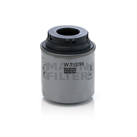 MANN-FILTER W712/94 Premium Oil Filter For VW Beetle / VW Golf / VW Jetta / VW Passat / VW Polo